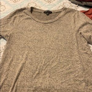 Half sleeve grey blouse